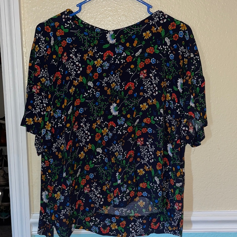 floral blouse